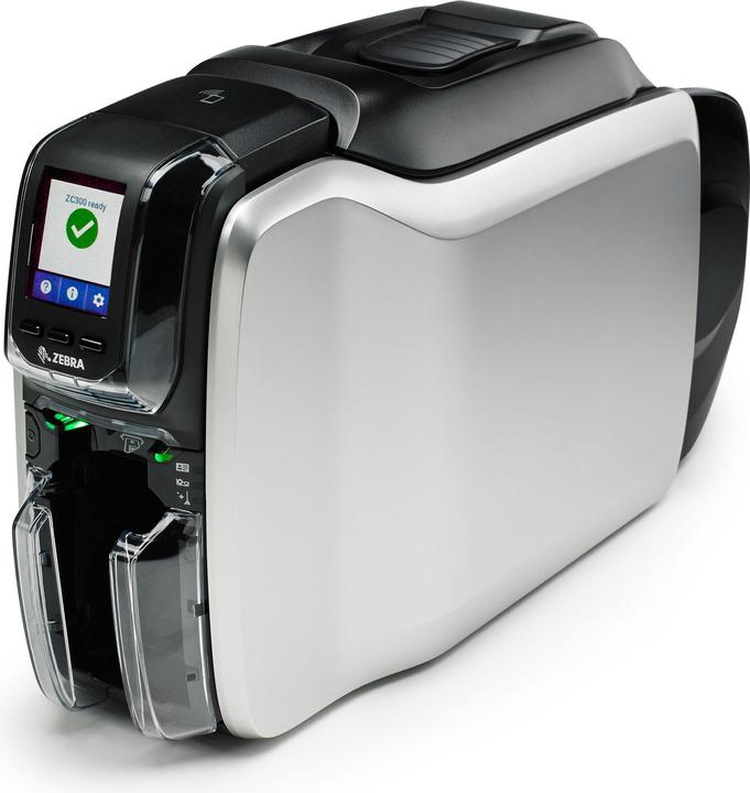Actual product image Zebra ZC300 plastic card printer (300 dpi)