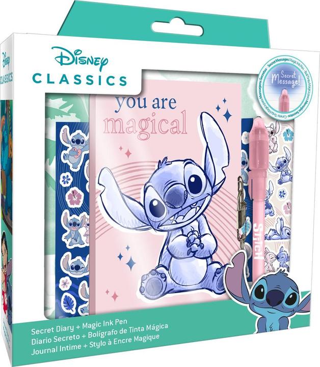 Image du produit Kids Licensing Stitch Tagebuchset (23 x 22 cm, Anglais)