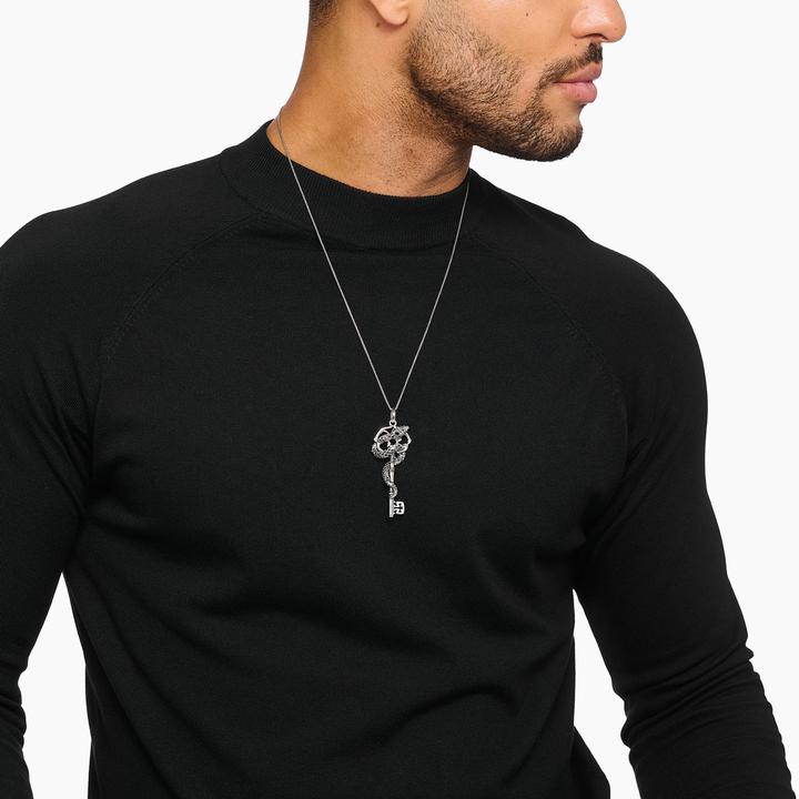 Produktbild Thomas Sabo Anhänger Schlange schwarze Steine Silber (Silber 925)
