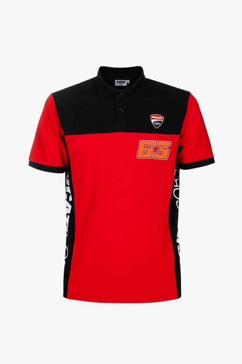 VR46 Polo 24 Dual Ducati Bagnaia Red (L)