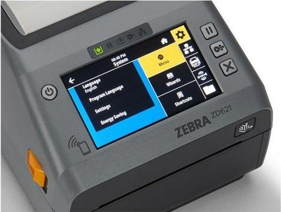Produktbild Zebra ZD621 Etikettendrucker Wärmeübertragung 300 x 300 DPI Verkabelt & Kabellos (300 dpi)