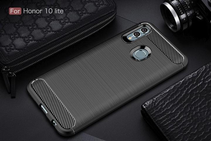 Produktbild Screenguard Honor 10 Lite Hülle Carbon Brushed Soft TPU (Honor 10 Lite)