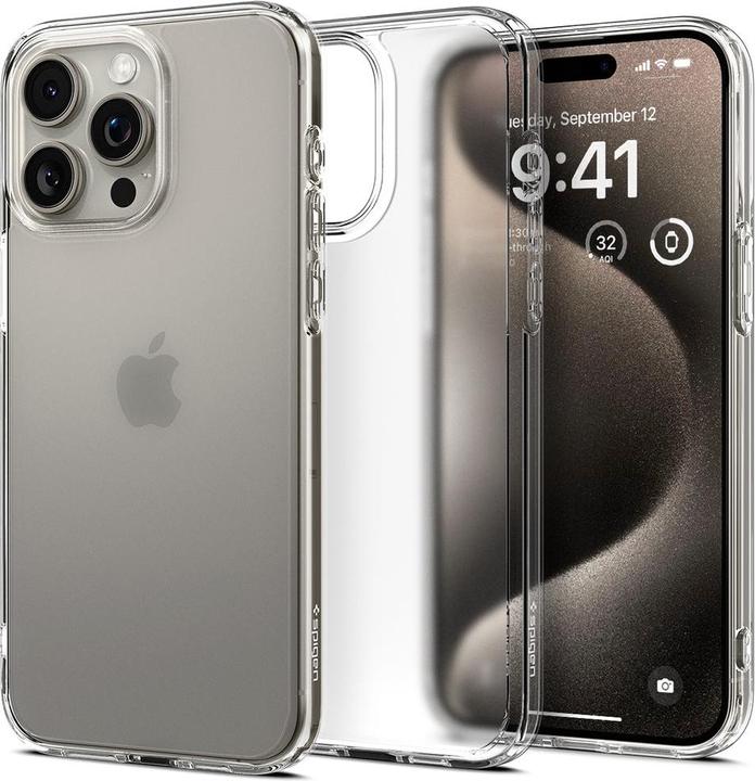 Immagine prodotto Spigen Ultra ibrido iPhone 15 Pro Max 6,7" cristallino (Apple iPhone 15 Pro Max)
