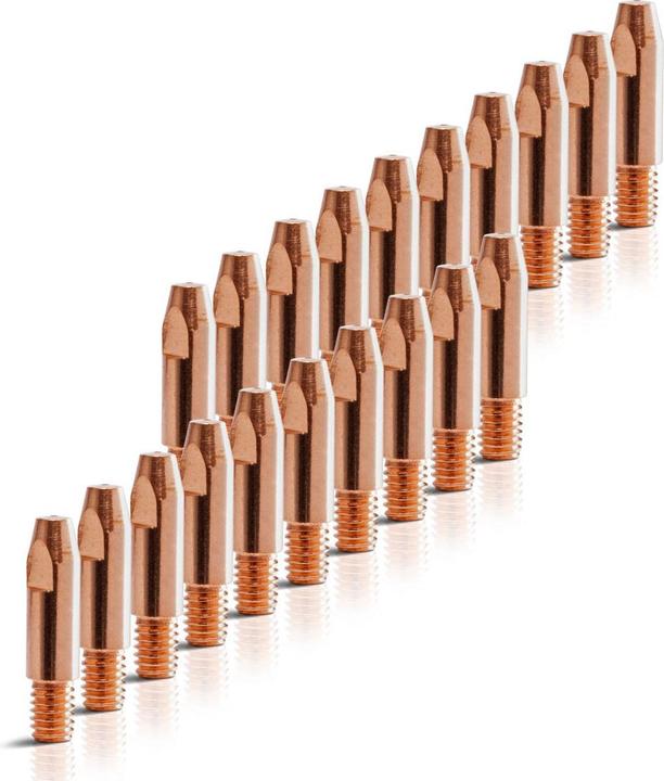 Produktbild Stahlwerk Stromdüsen für Aluminium AK25 MB25 MIG MAG Kontaktdüsen M6x28 1,0 mm