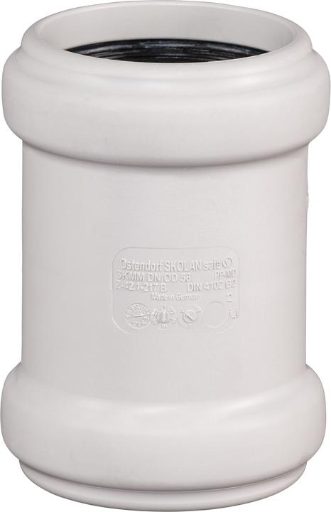 Ostendorf SKOLANsafe-Doppelmuffe MM DN/OD 58 (Verschlusskappe)