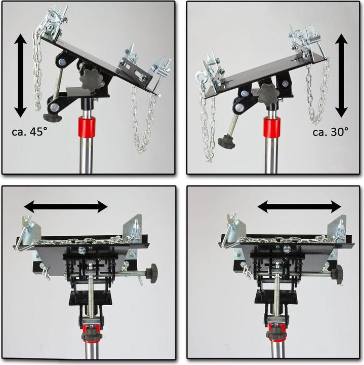 Image du produit Dema Hydraulik Motorheber Getriebeheber Faulenzer Werkstatt Heber Halter Stütze 0,5t