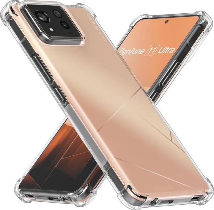 Actual product image Screenguard Asus Zenfone 11 Ultra Case Crystal Soft Airbag Bumper (Asus Zenfone 11 Ultra)