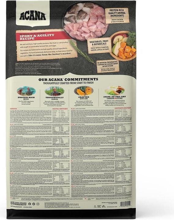 Immagine prodotto Acana Sport & Agility (Adulto, 1 pz., 11400 g)