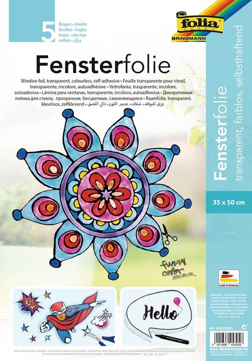 Produktbild Folia Fensterfolien funny color (35 x 50 cm)