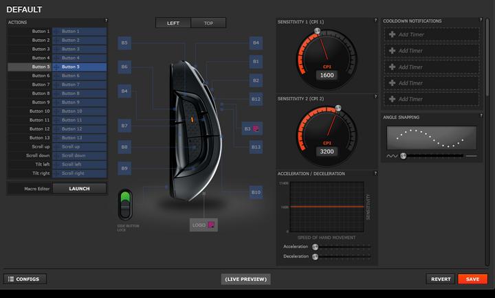 Actual product image SteelSeries Rival 500 (Cable)