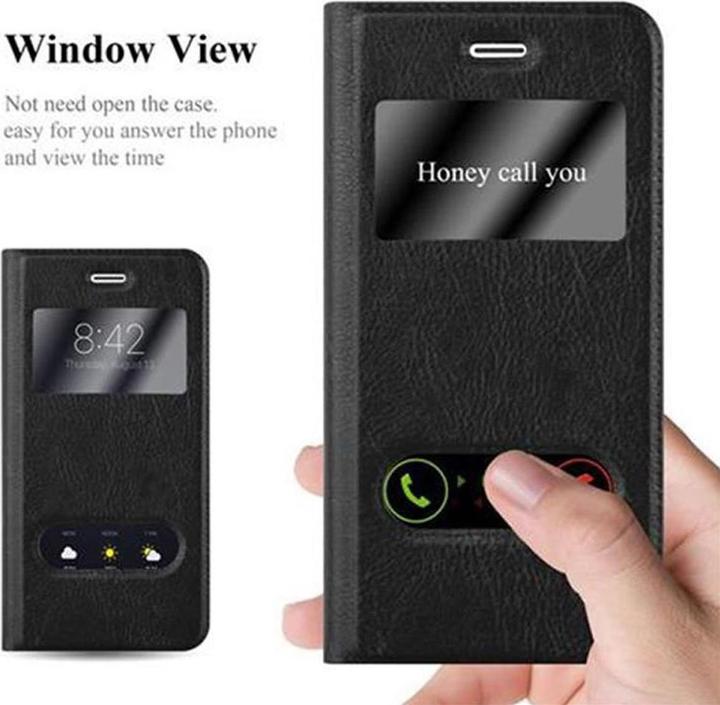 Actual product image Cadorabo Book with View double window cover (Apple iPhone 6)