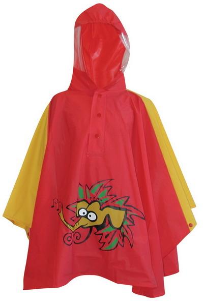 Immagine prodotto Fastrider Poncho per bambini Rosso Olifant con cappuccio taglia 92 (92)