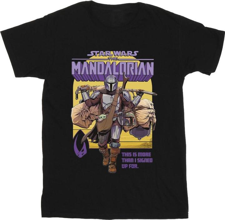 Immagine prodotto Star Wars The Mandalorian More Than I Signed Up For Maglietta Uomo (S)