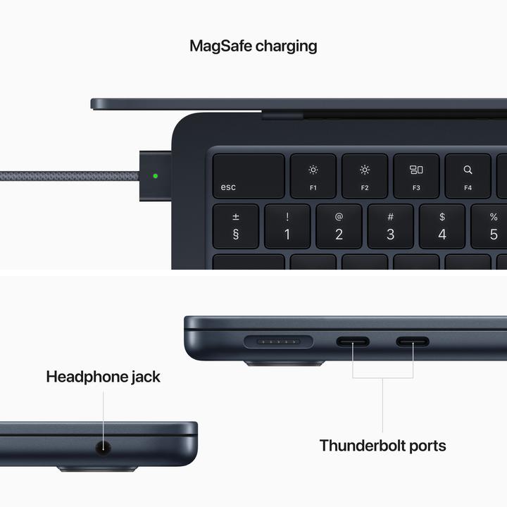 Image du produit Apple MacBook Air - 2022 (13.60", M2, 16 Go, 256 Go, CH)