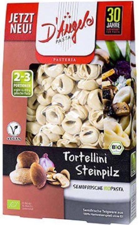 Image du produit D'Angelo Pasta Tortellini Porcini biologique (250 g)