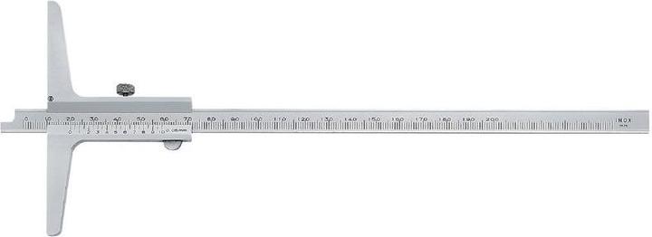 Neriox Calibro di profondità 300 mm asta di misura diritta (30 cm)