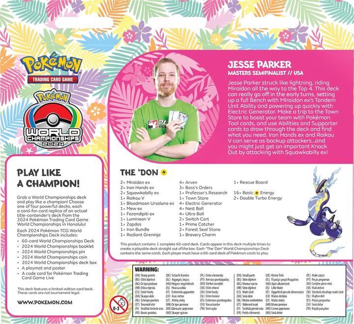 Produktbild Pokémon P-EN World Championship Deck 2024 (Englisch, Deck)
