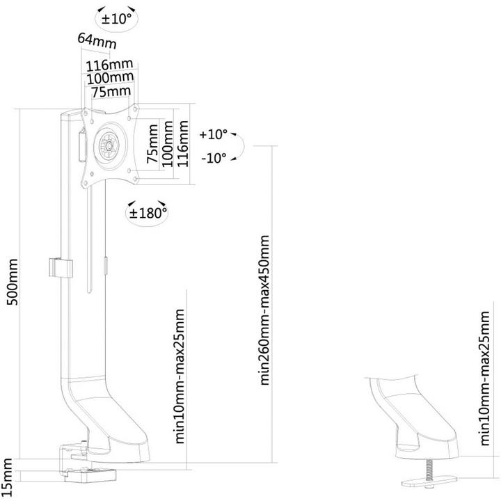 Image du produit Neomounts FPMA-D860 (Tables, 32")