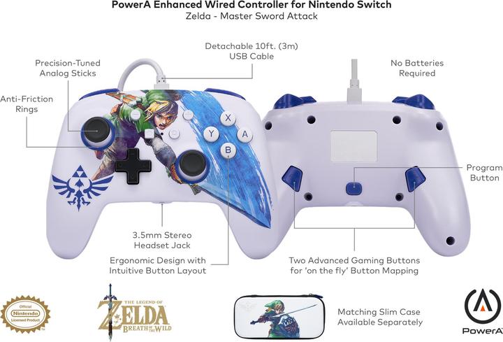 Image du produit PowerA Contrôleur filaire amélioré (Switch)