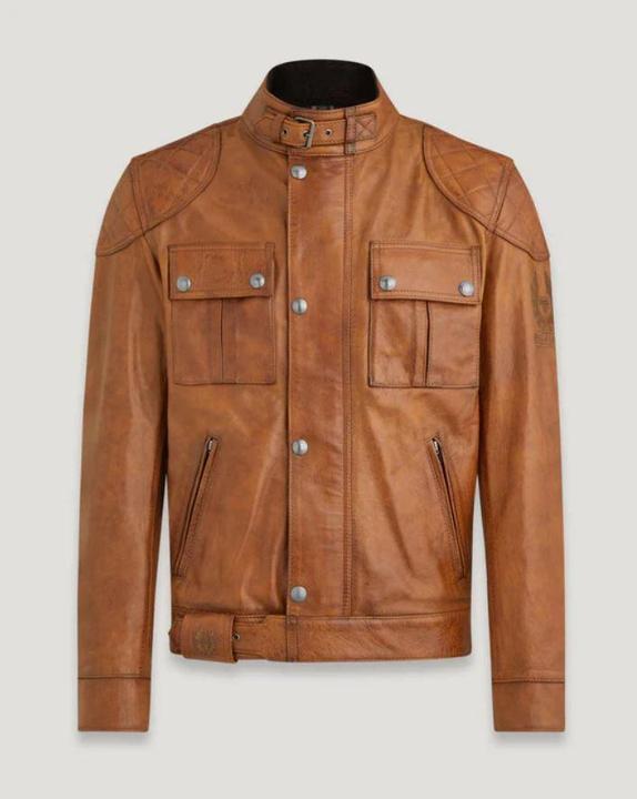 Produktbild Belstaff BROOKLANDS Herren Lederjacke (Herren, 3XL)