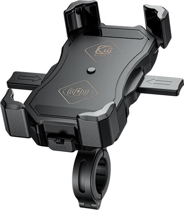 Avizar Motorradhalterung mit QI 15W Wireless Charger