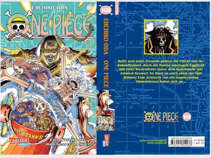 Produktbild One Piece 108 (Deutsch, Eiichiro Oda, 2025)