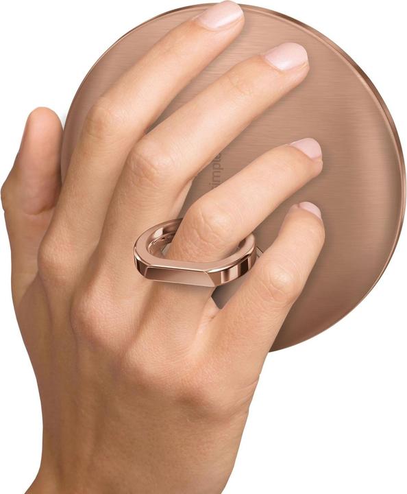 Actual product image Simplehuman Cosmetic Mirror with Sensor Compact Rose Gold (6 x 15.5 x 15 cm)