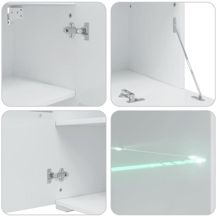 Produktbild VidaXL 5-tlg. Wohnwand mit LED-Beleuchtung Sonoma-Eiche Holzwerkstoff TV-Möbel