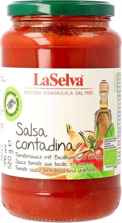 LaSelva Sauce tomate au basilic et légumes (bocal) (520 g)