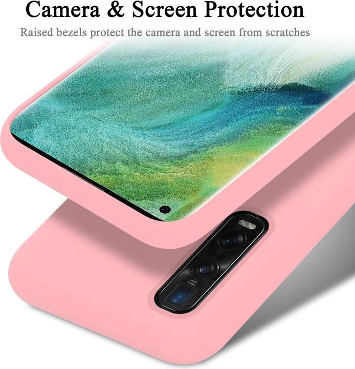 Produktbild Cadorabo TPU Liquid Silicone Case Hülle für Oppo FIND X2 PRO (Oppo Find X2 Pro)