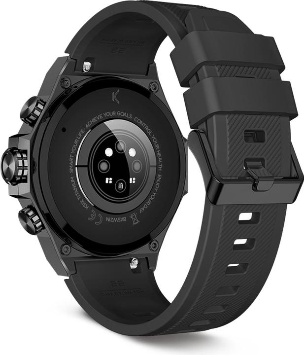 Actual product image KSIX Titanium smartwatch, AMOLED 1,43” display, 2 straps, 5 days aut., Sport and health modes, Calls (55 mm)