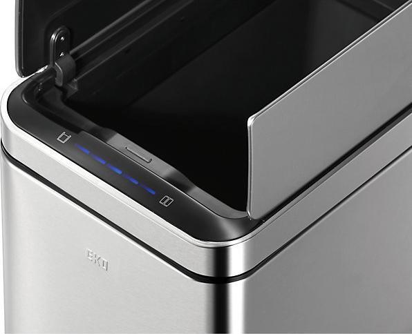 Image du produit EKO poubelle sans contact à capteur Deluxe Phantom Bin 30 L inox brossé mat, incluse (30 l)