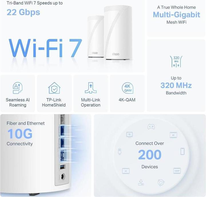 Actual product image TP-Link Deco BE85 (2-pack)
