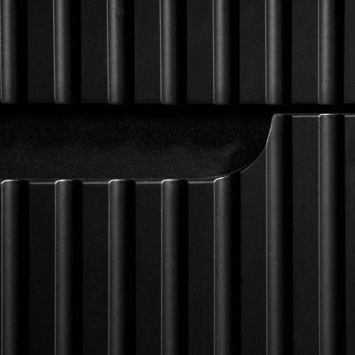 Actual product image En.Casa Waschtisch Skelbolu 80x60x40 cm Schwarz