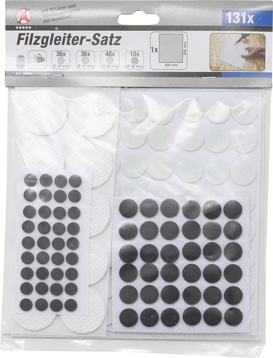 Actual product image BGS Felt gliders (Felt gliders, 131 Piece)