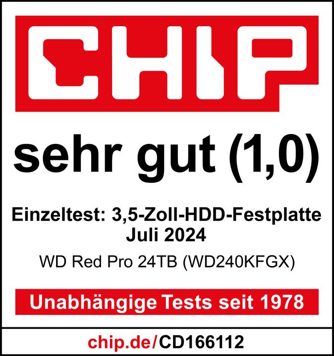 Actual product image WD Red Pro (24 TB, 3.5", CMR)