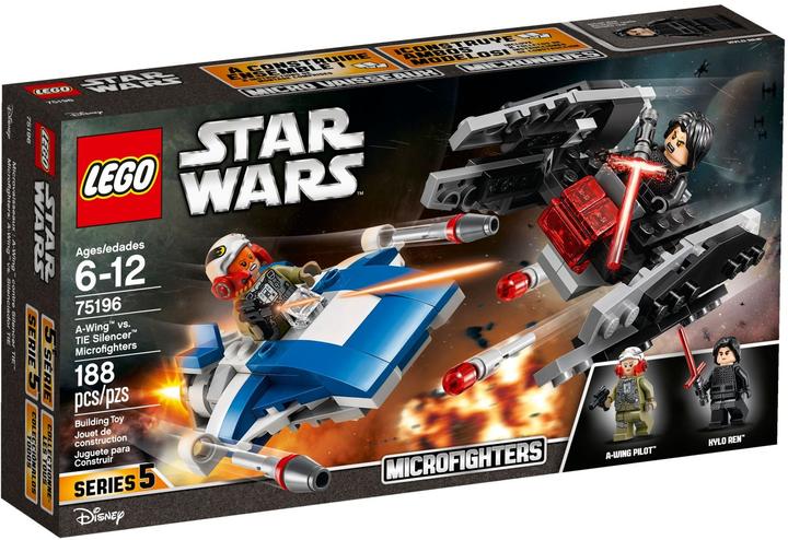 Immagine prodotto LEGO A-Wing vs. Tie Silencer Microfighters (75196, LEGO Star Wars)