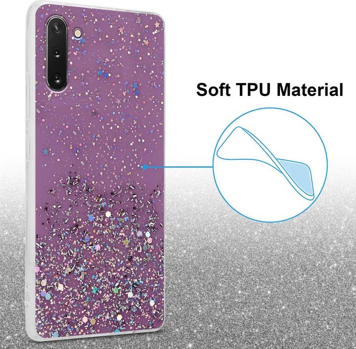 Produktbild Cadorabo TPU Cover funkelnder Glitter (Samsung Galaxy Note 10)