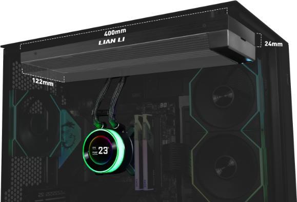 Immagine prodotto Lian-Li HYDROSHIFT II LCD-C 360N Fanless ARGB AiO Wasserkühlung - schwarz