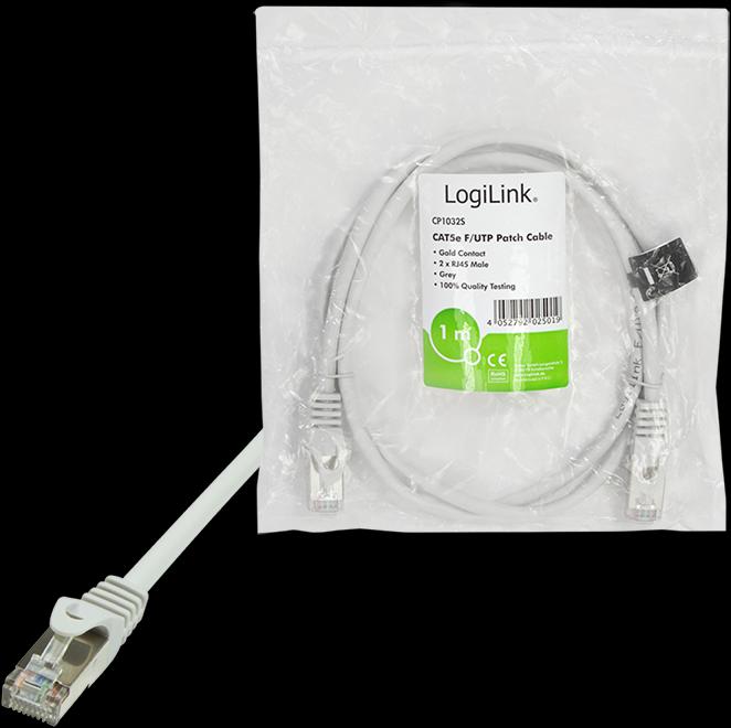 Actual product image LogiLink Network cable (F/UTP, CAT5e, 1 m)