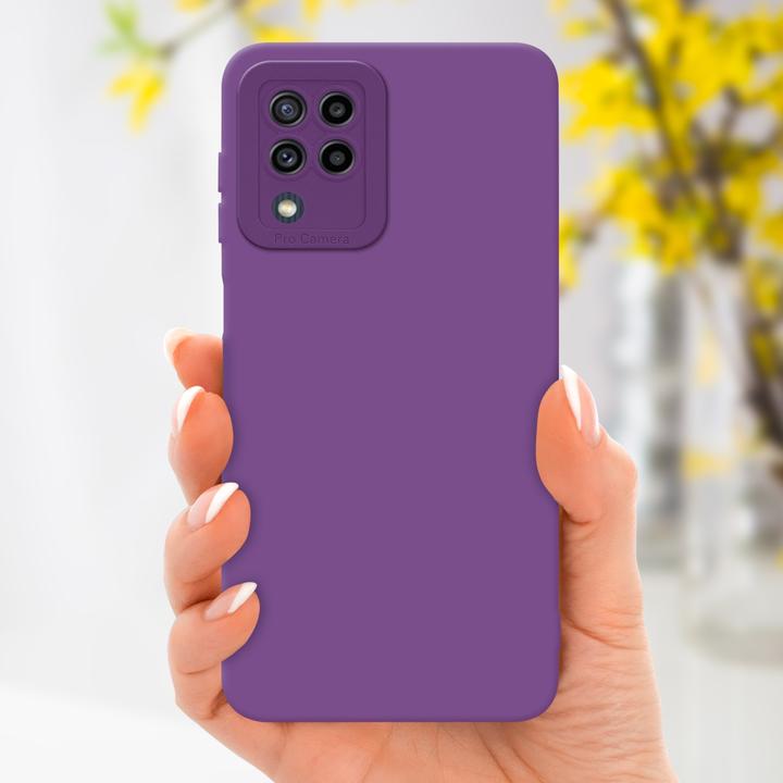 Productafbeelding Cadorabo Hoesje voor Samsung Galaxy M22 / M32 4G in TPU Fluid LM162 Style (Samsung Galaxy M22, Samsung Galaxy A32)
