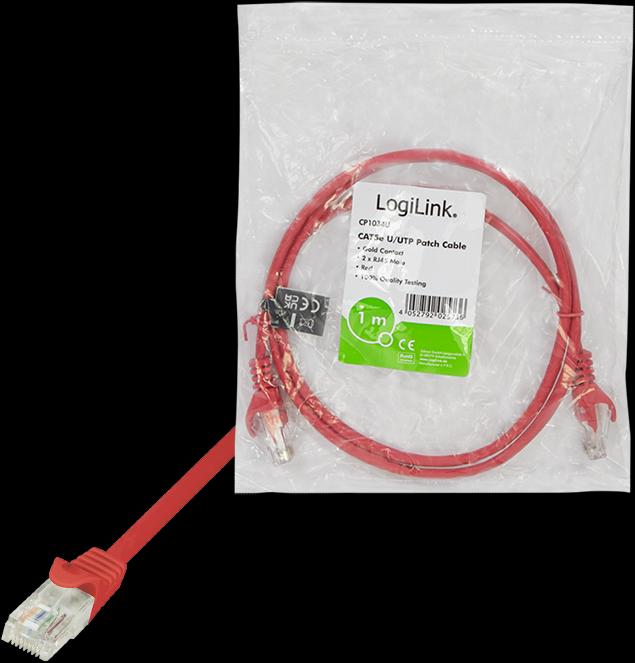 Productafbeelding LogiLink Netwerkkabel (U/UTP, CAT5e, 1 m)