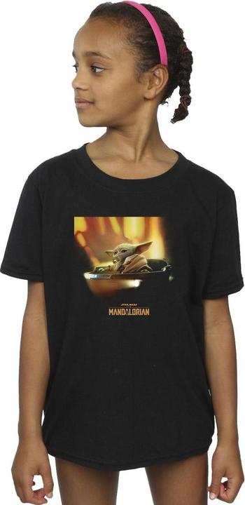 Image du produit Star Wars - T-shirt THE MANDALORIAN GROGU PAINTED - Fille (152, 158)