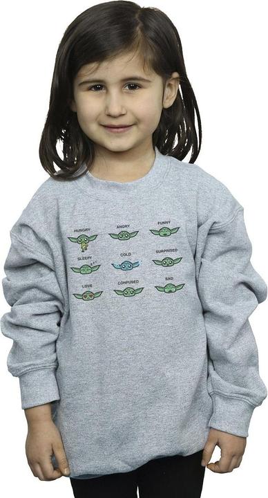 Produktbild Star Wars Mandalorian Grogu Mood Sweatshirt Mädchen (104)