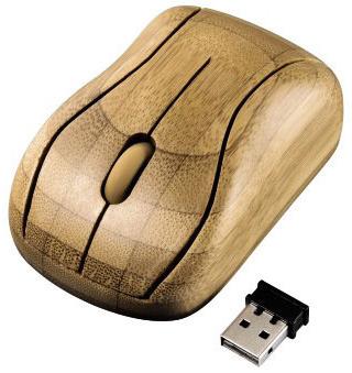 Produktbild Hama Optische Funkmaus "Bambus" (Kabellos)