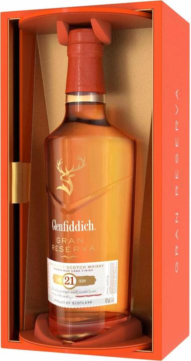 Produktbild Glenfiddich 21 Years Gran Reserva (Single Malt, Scotch Whisky, 1 x 70 cl)