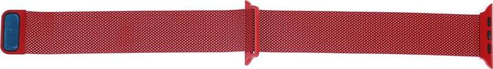 Actual product image Cover-Discount Apple Watch 42 / 44mm - Milanaise stainless steel bracelet red (42 mm, 44 mm, Stainless steel)