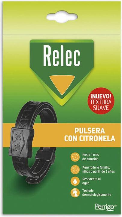 Image du produit Omega Pharma Relec Familia Black Mosquito Repellent Bracelet - 1 Unit