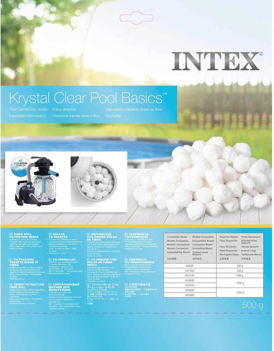 Image du produit Intex Boules de filtration