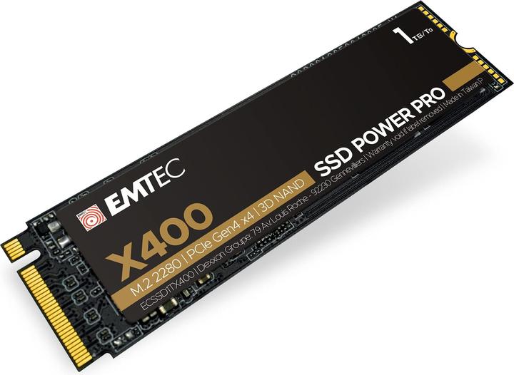 Image du produit Emtec SSD 3D NAND Phison SATAIII X400 (1000 Go, M.2 2280)